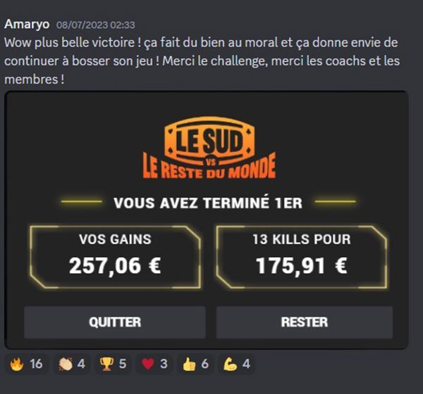 Témoignages Kill Tilt