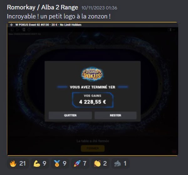 Témoignages Kill Tilt