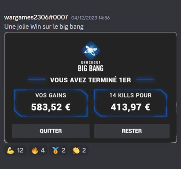 Témoignages Kill Tilt