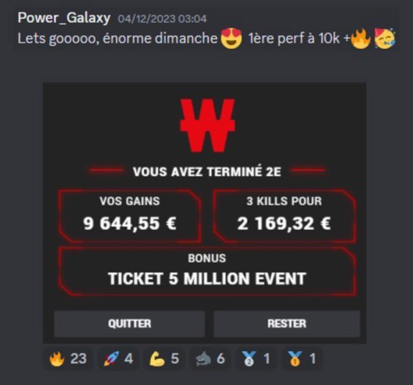 Témoignages Kill Tilt