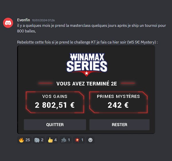 Témoignages Kill Tilt